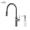 Kibi Hilo Single Handle Pull Down Kitchen Sink Faucet with Soap Dispenser C-KKF2008TT-KSD100TT - alternate 1